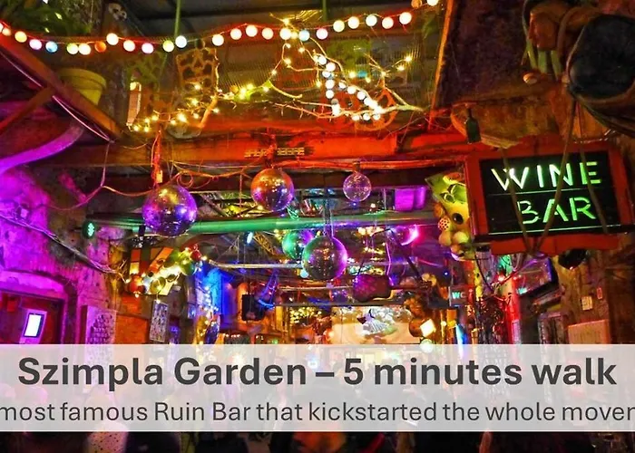 Apartman Cozy Garden Loft - 2 Queen Beds, 5min To Szimpla